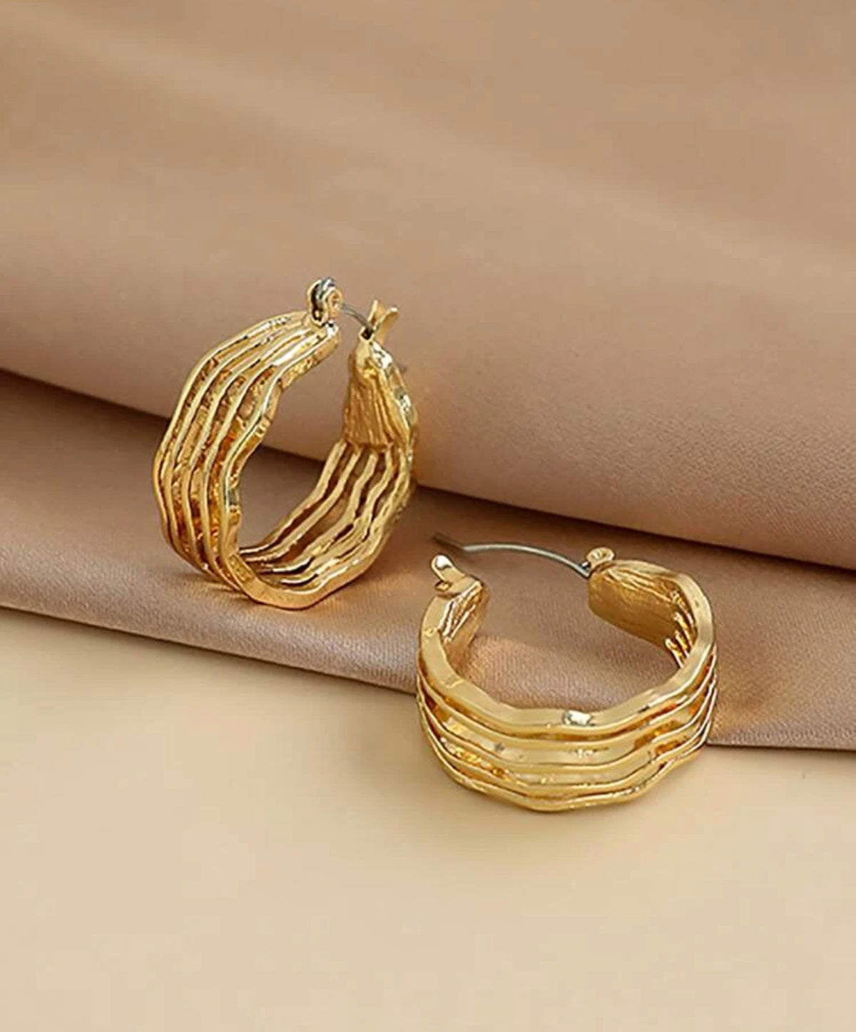 Metallic hoops