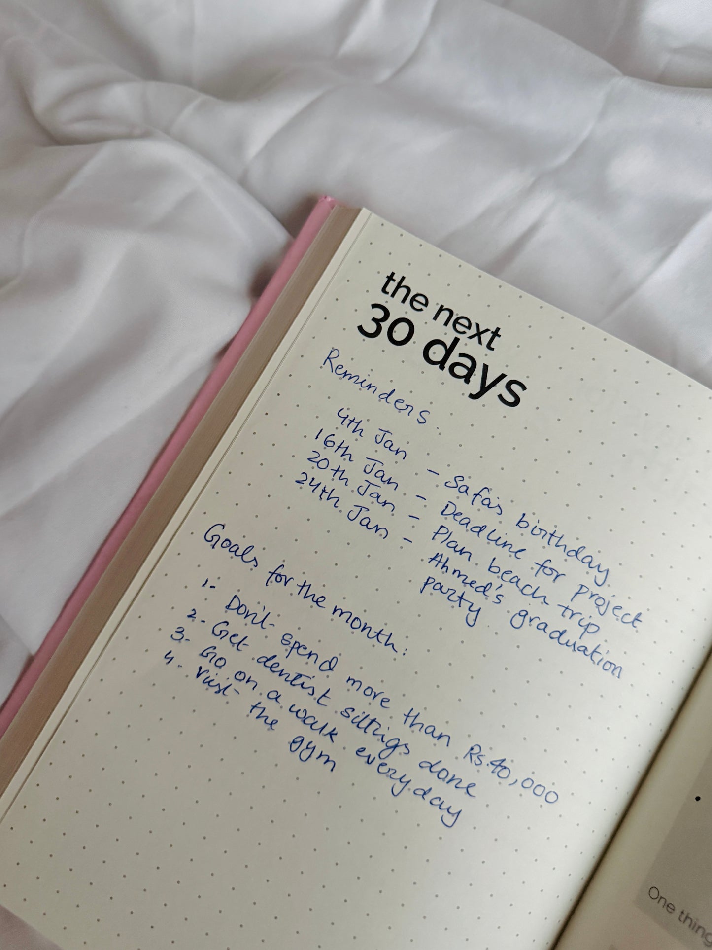 Daily Planner - Navy