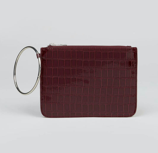 Maroon clutch