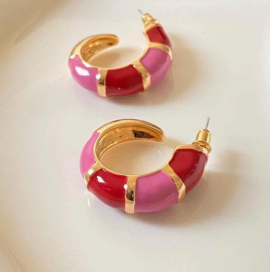 Snail metal hoops