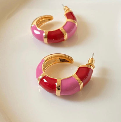 Snail metal hoops