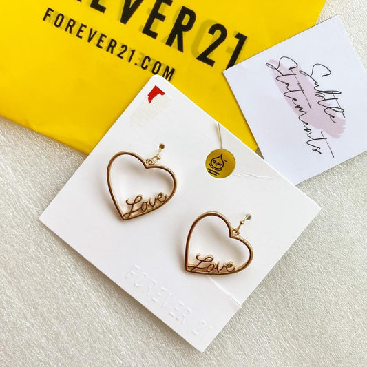 Heart earring